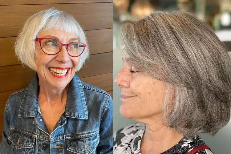 bob haircuts for 80 year old women to look younger