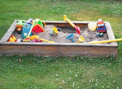 build a sandbox for kids it in the garden diy guide