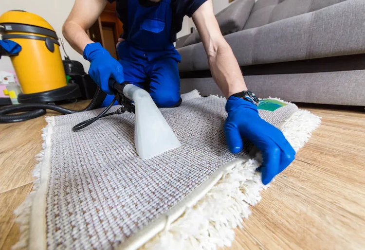 carpets that are heavily used should be cleaned every week