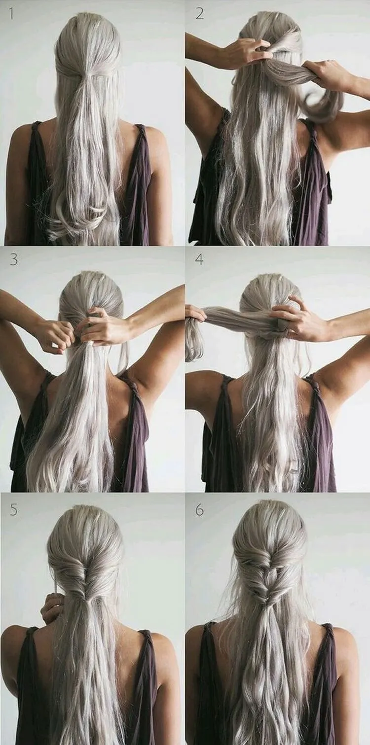 diy khaleesi hairstyle for festival styling