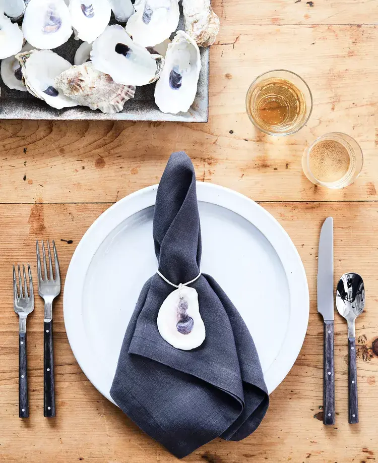 diy seashell napkin rings easy craft ideas