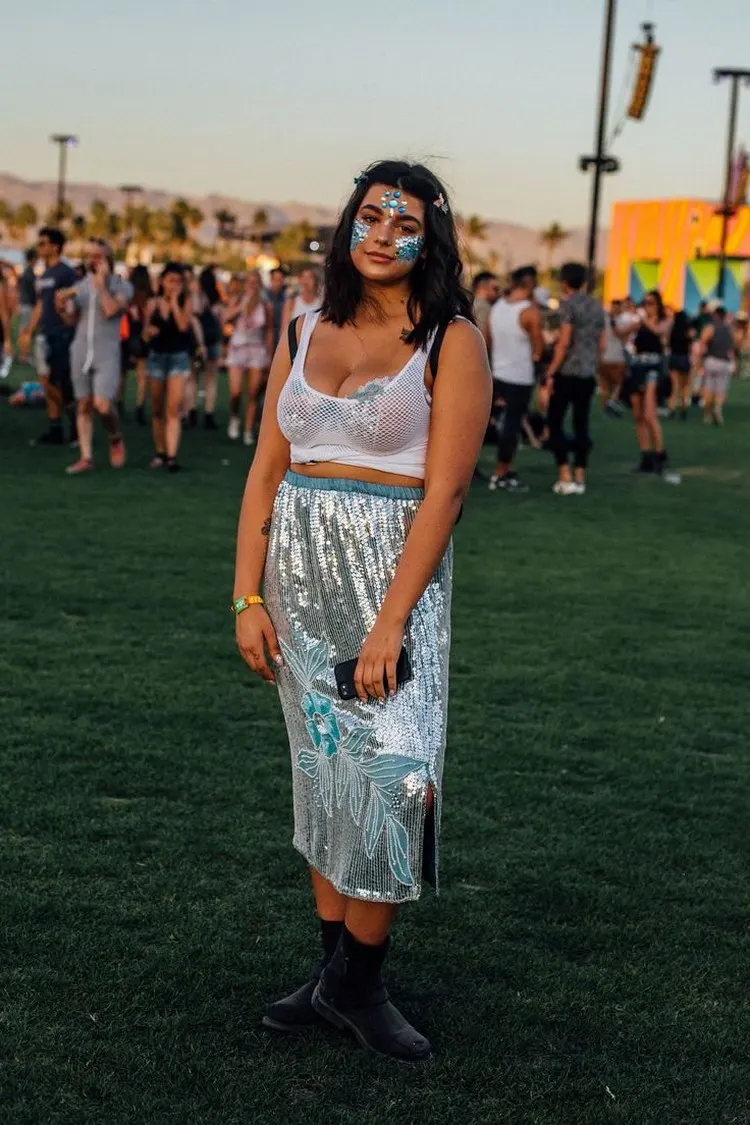 from sequins and tassels to wreaths of flowers everything is allowed in festival fashion