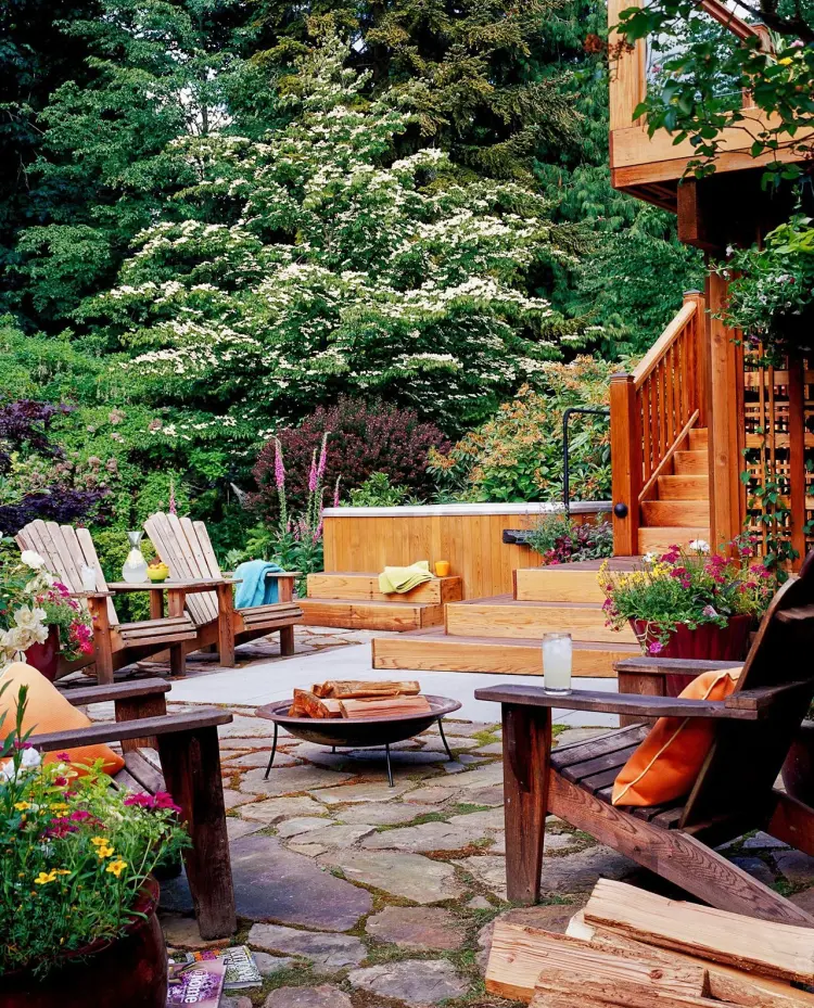 how to design a relaxing outdoor space