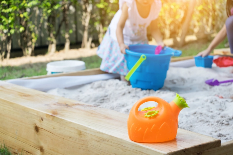 how to build a sandbox for kids