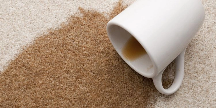 how to clean coffee stains from carpets