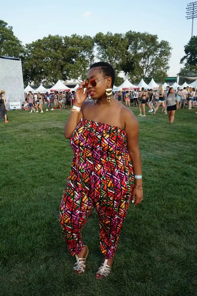plus size festival outfits colorful overalls are very attractive