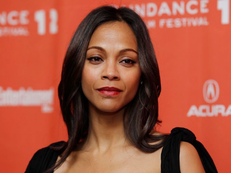 zoe saldana hair