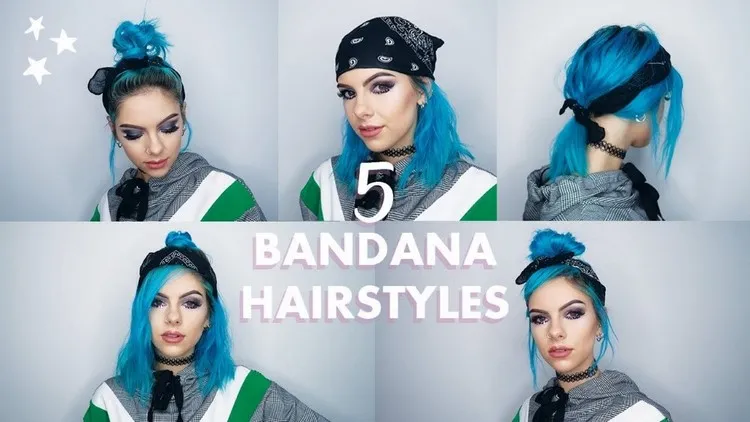 bandana hairstyles for music festivals