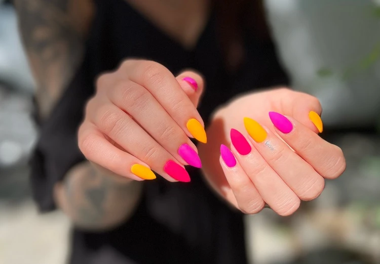 barbie nails for women over 50 bright summer manicure ideas
