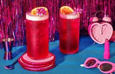 barbie pink gin cocktail summer recipe