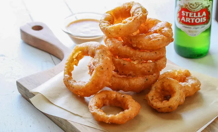 beer snacks recipes appreciated how to make crispy onion rings