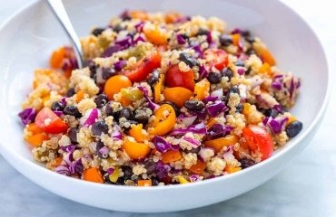 black bean and quinoa salad recipe healthy meals on a budget