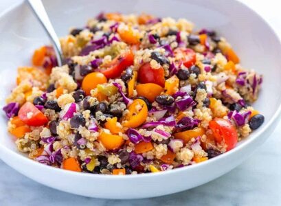 black bean and quinoa salad recipe healthy meals on a budget