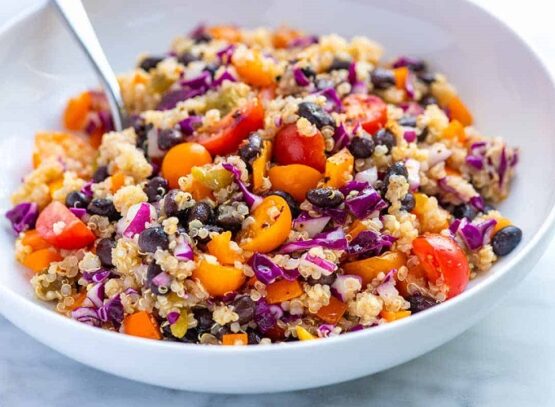 black bean and quinoa salad recipe healthy meals on a budget
