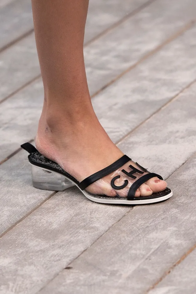 chanel pvc sandals outdated summer shoe trends out of style fashion 2023