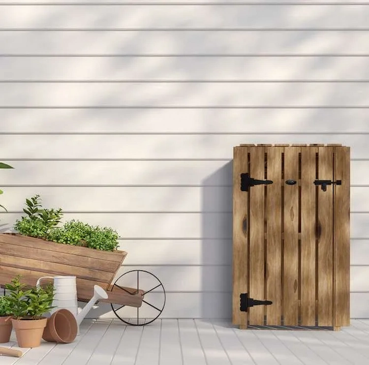 compact and practical garbage can cladding ideas