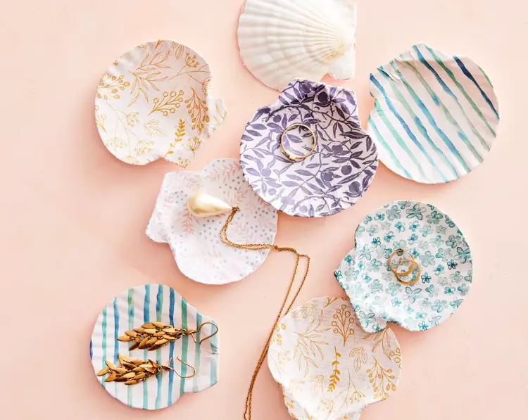craft ideas with shells decorations gifts after holidays 2023