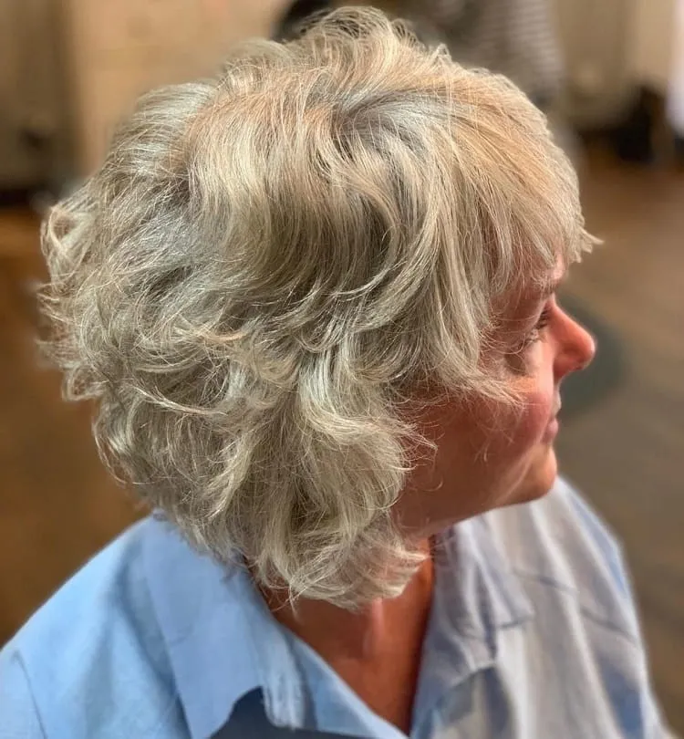 curly layered bob haircut for over 50 medium layered bob hairstyles for over 50