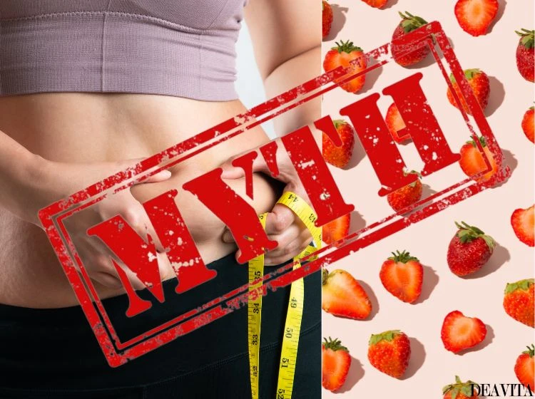 does strawberries reduce belly fat true or false
