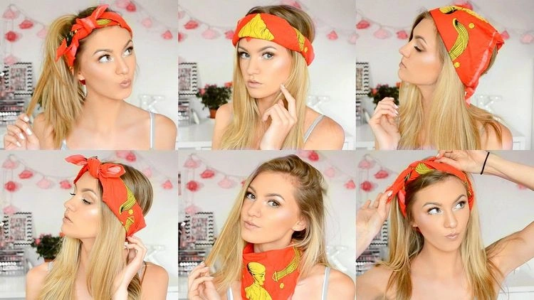 festival hairstyles for long hair bandana is a fashion accessory
