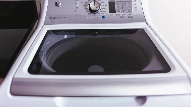 fill the washer with hot water