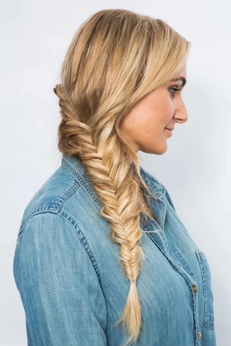 fishtail braid is a work of art