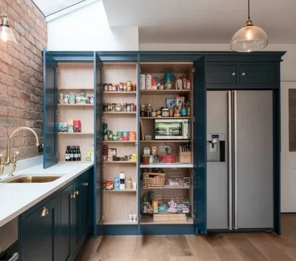 hidden shelves in the kitchen interior design trends and ideas 2023