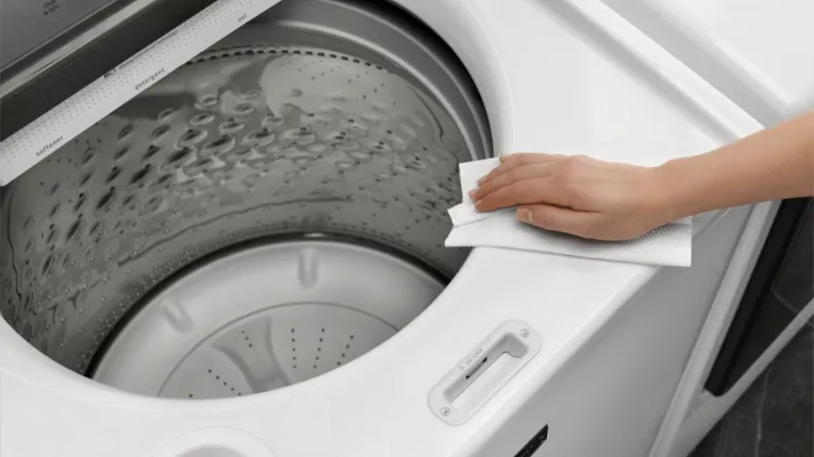 how do i clean a top load washing machine