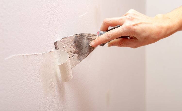 how do you fix chipped paint on a wall