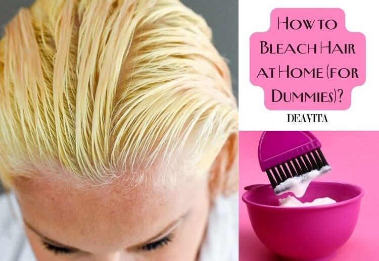 how to bleach hair at home guide easy for dummies beginners