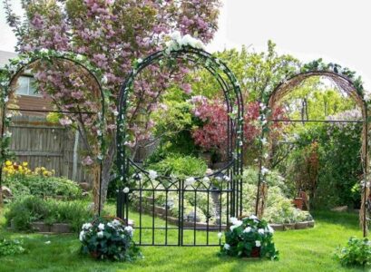 how to make garden arch trellis with art vision metal arch