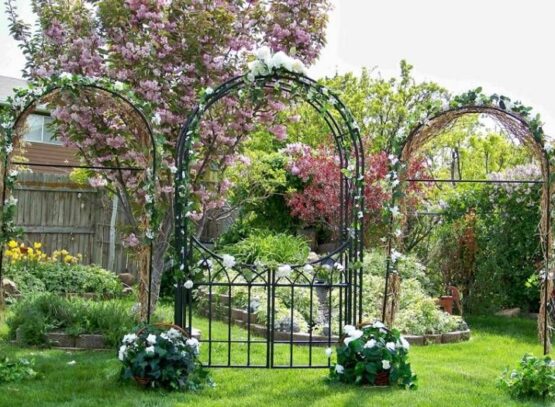 how to make garden arch trellis with art vision metal arch