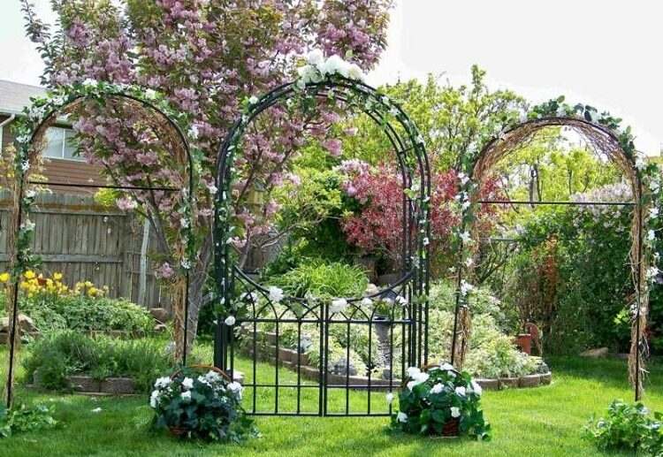 how to make garden arch trellis with art vision metal arch