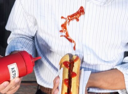 how to remove tomato stains from garment act promptly