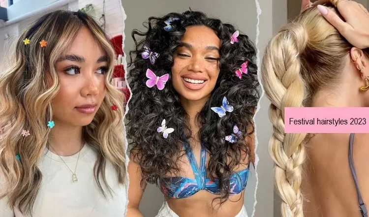 how to style my hair for a music festival