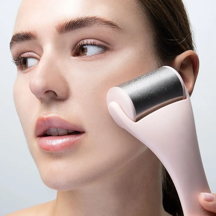 ice roller skincare tool rejuvenates skin instant cooling face roller