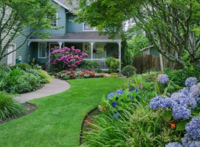 landscaping ideas with hydrangeas