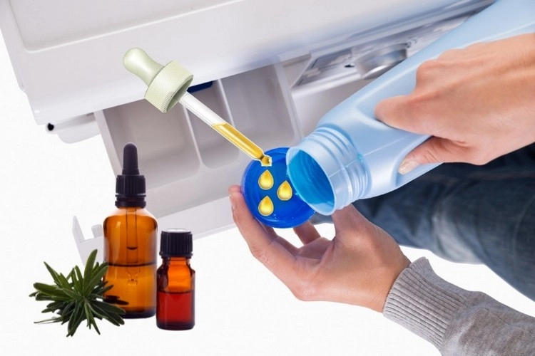 laundry smells of sweat replace fabric softener with essential oils