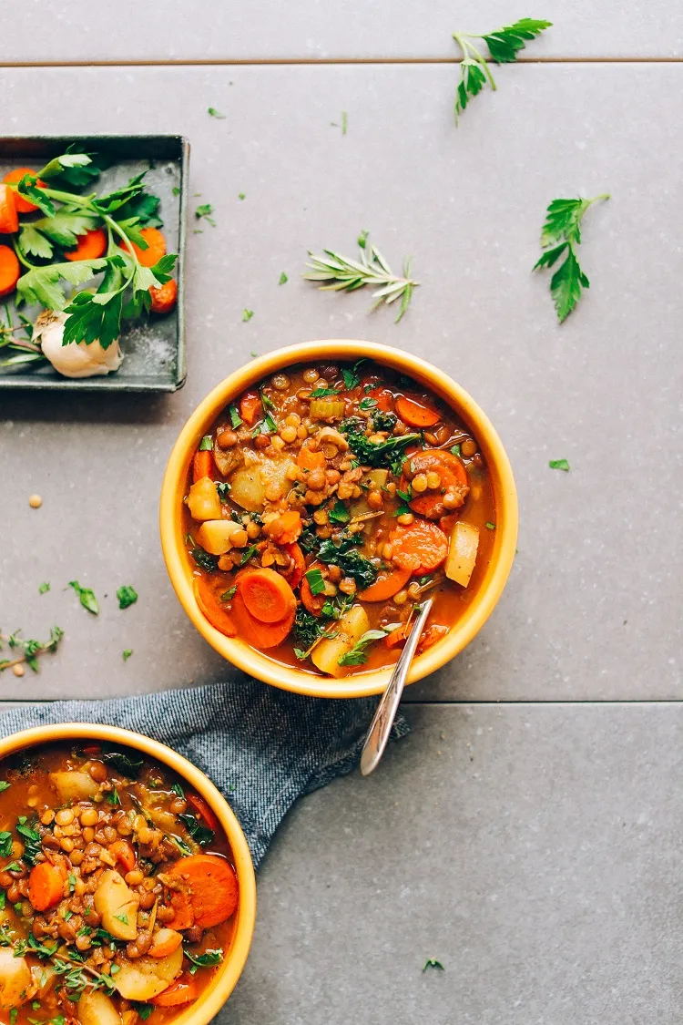  lentil soup with wholesome ingredients healthy meals on a budget