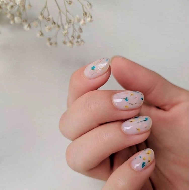 milk bath nails are the new summer trend