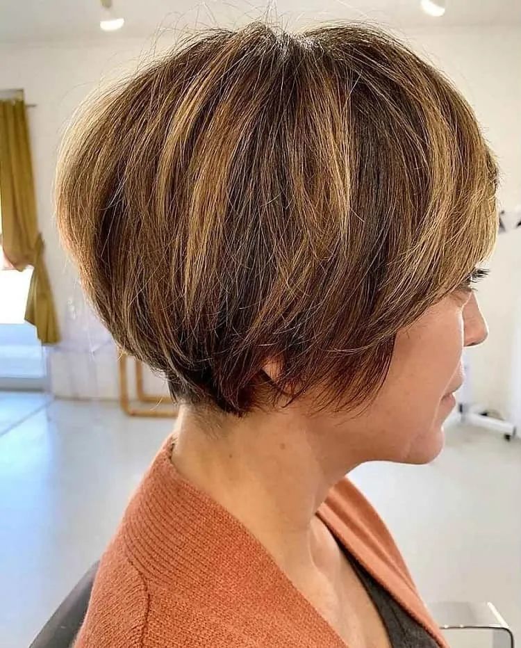 modern bixie cut bixie haircut for women over 60