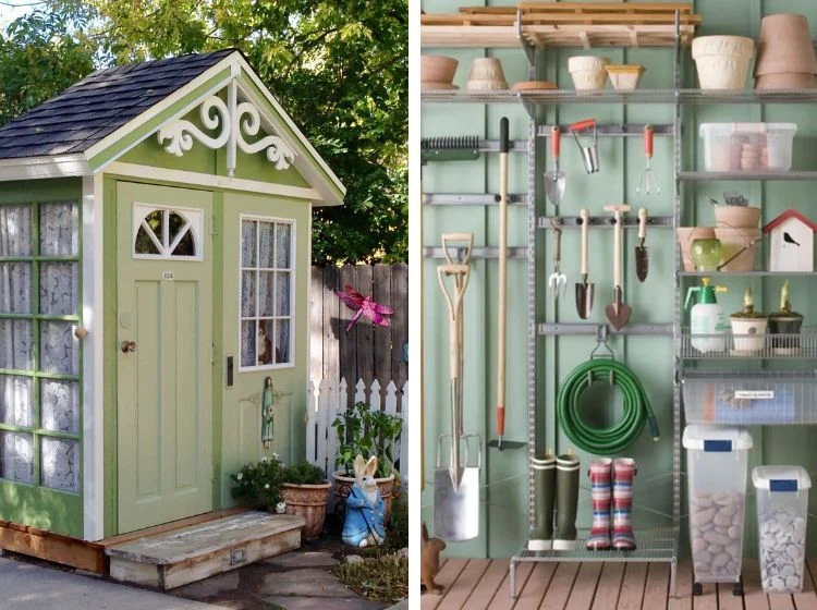 organize a garden shed with the marie kondo method 2023 summer