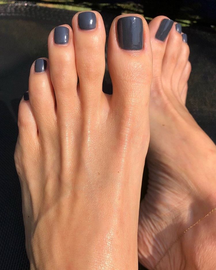 outdated pedicure colors gray nail polish