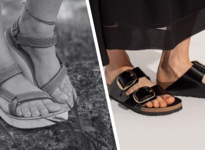 outdated sandal trends summer 2023 teva sport gold chunky buckle birkenstock