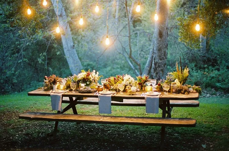 outdoor dinner party summer birthday party ideas