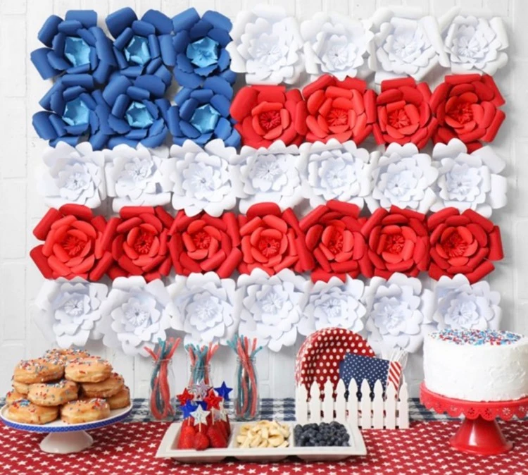 paper diy 4th of july decoration last minute ideas