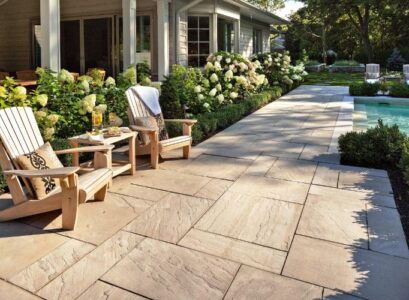 pavers in backyard ideas