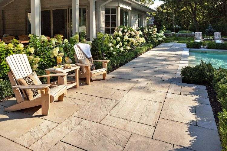 Large Pavers Backyard Ideas To Transform Your Outdoor Space 8453