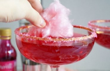 pink candy floss cocktail recipe drink