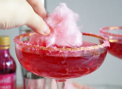 pink candy floss cocktail recipe drink
